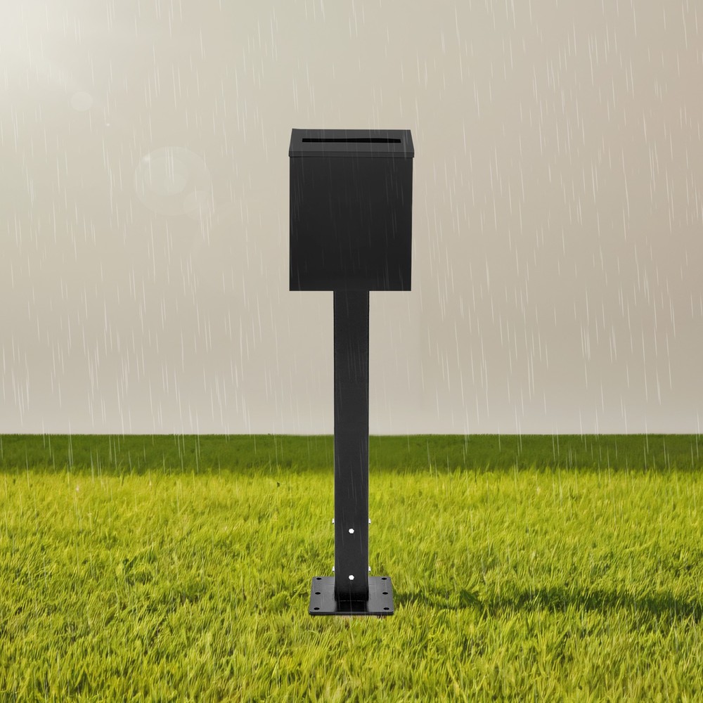 Mailbox Post with Post Base, Mailbox Mounting Post, Mailbox Post for Outside