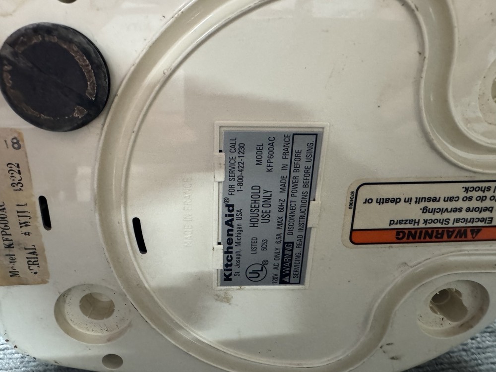 Kitchen Aid KFP600AC Food Processor