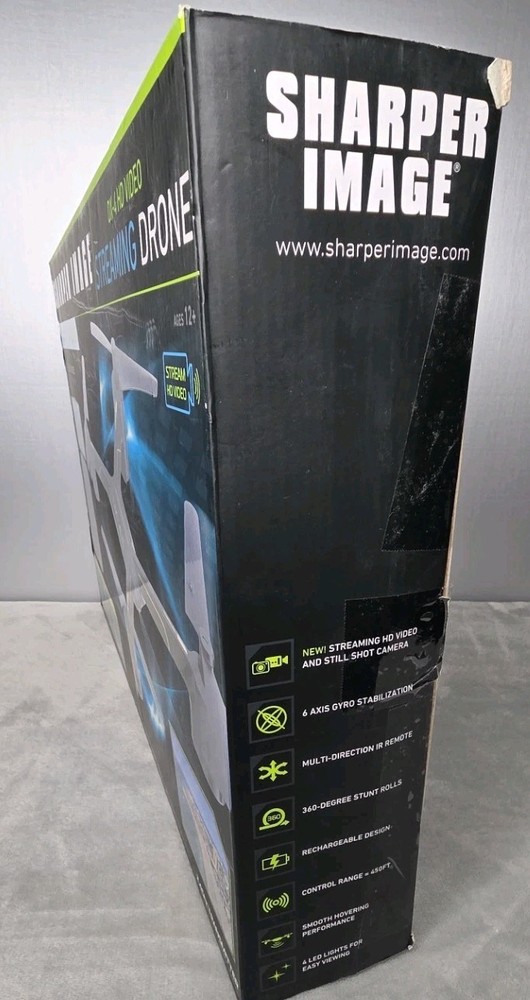 Sharper Image DX-4 HD Video Streaming Drone – Open Box, Complete w/ Box