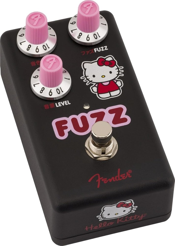 Fender Fuzz Pedal Hello Kitty Black