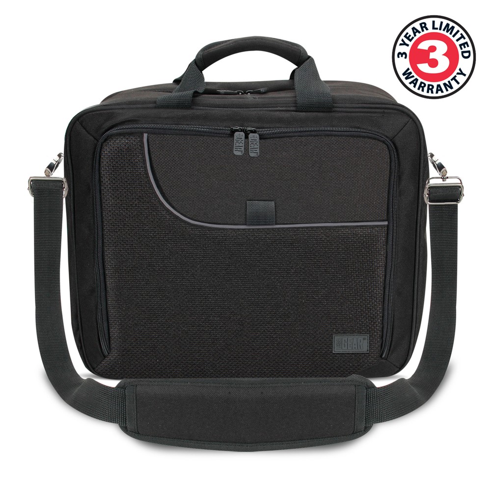 Projector Carrying Case with Shoulder Strap , Extra Storage & Custom Dividers