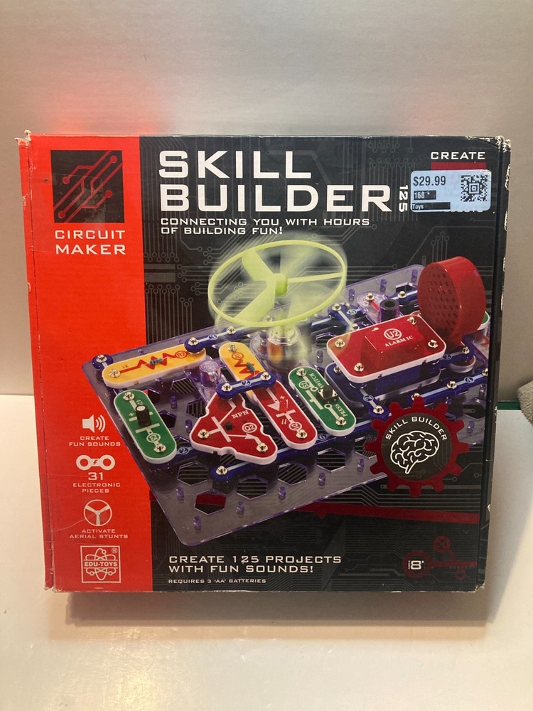 NEW Skill Builder Circuit Maker Create 125 Projects CM-125