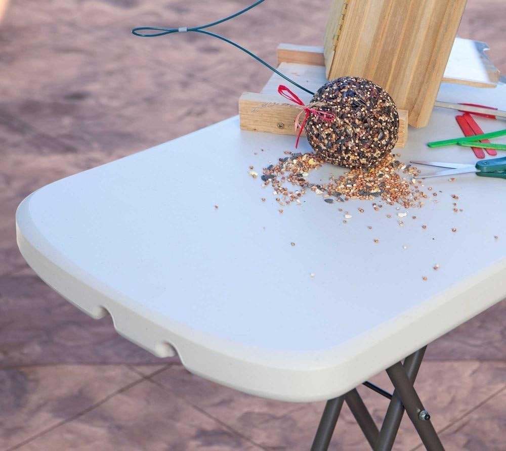 Multi-Functional 26-Inch Adjustable Folding Table - Perfect for TV & Crafts