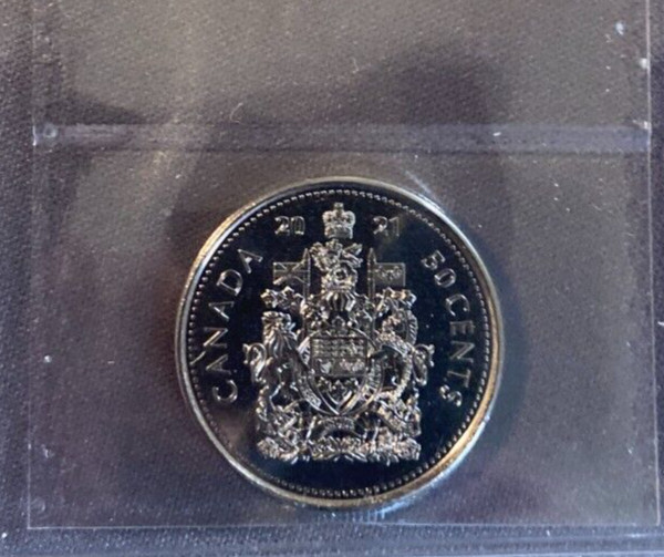 Canada - 50 cents - 2021 - ICCS Certified - MS-65