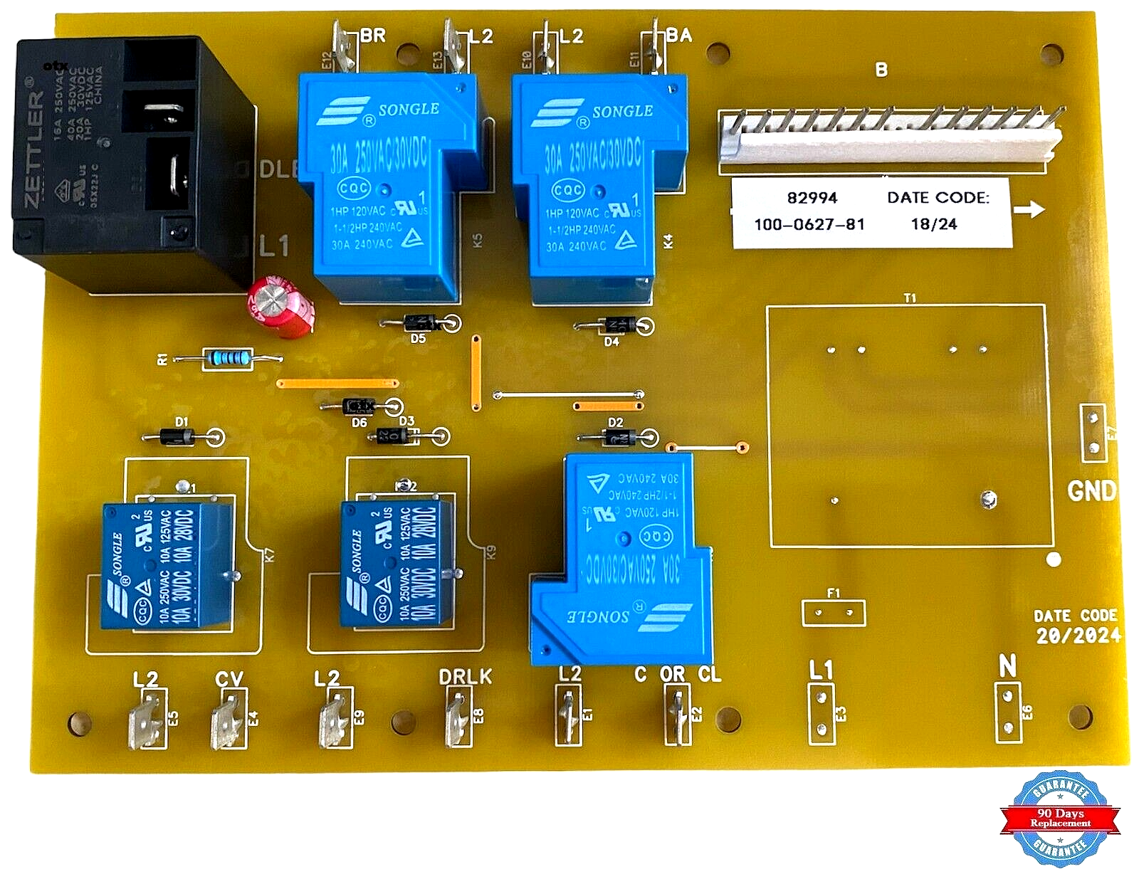 82994 "New" Dacor DE81-04994A Control Board with "90 DAY Replacement Guarantee"