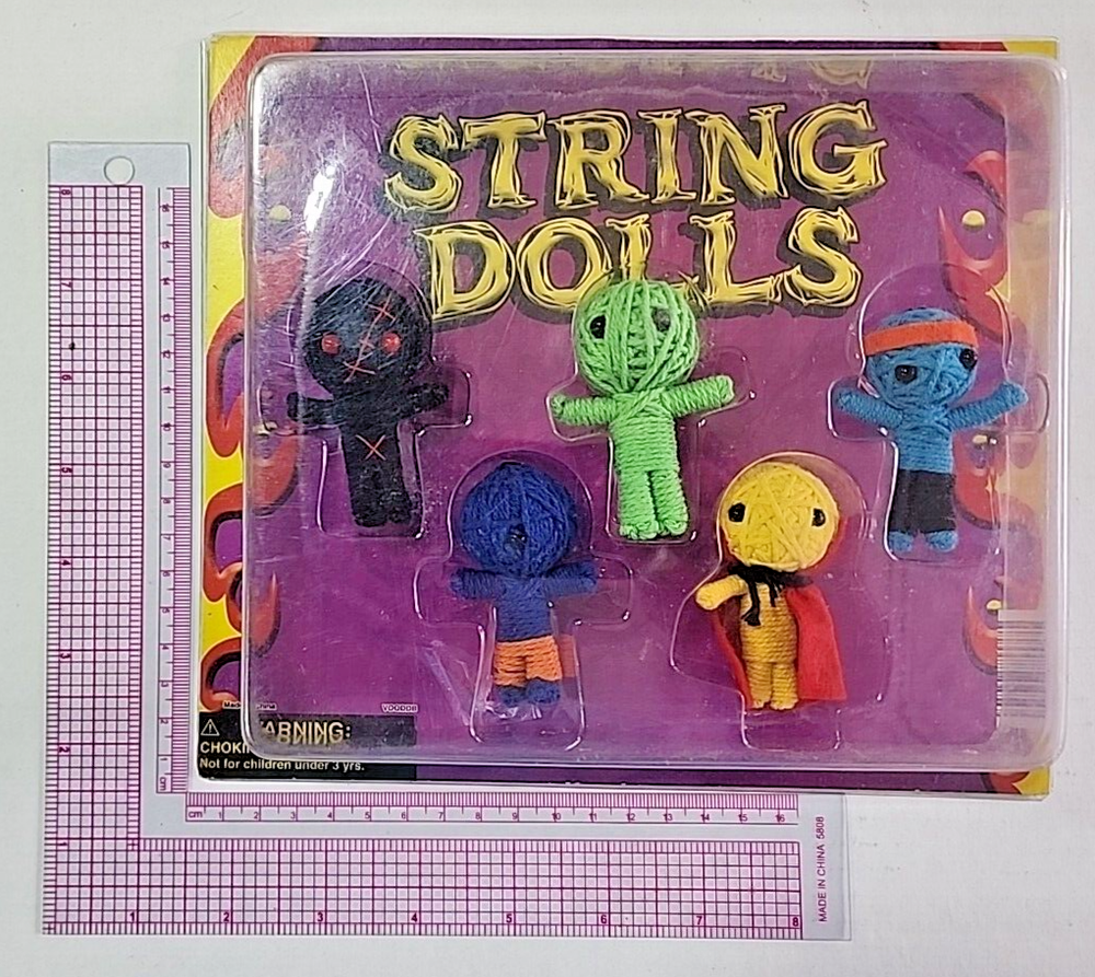 Vintage Vending Display Board String Dolls 0410