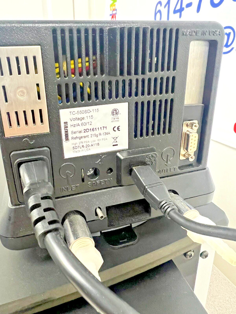 Brookfield TC-550SD-115 Circulating 7L Water Bath with Programmable Controller