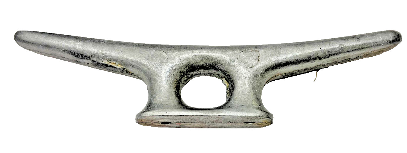 8" Cast Aluminum mooring cleat for Watercraft And Docks