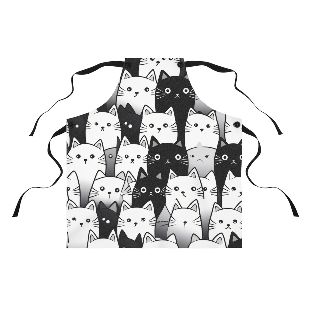 Cats, Cats and more Cats poly twill lightweight durable Apron (AOP)