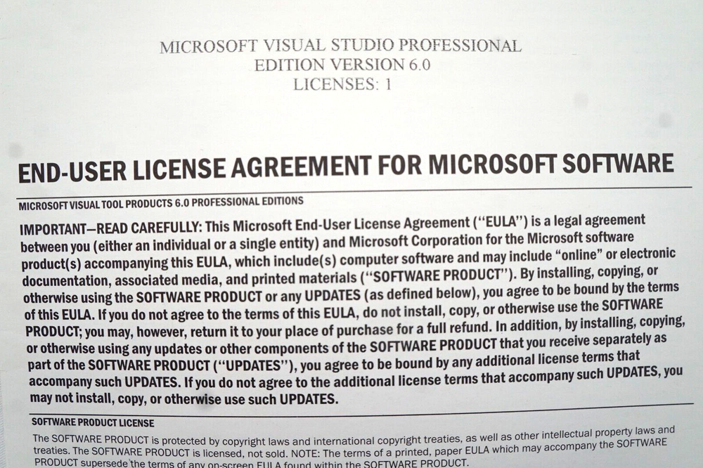 Microsoft Visual Studio Professional 6.0 6 PRO FULL VERSION Windows BASIC C++ J