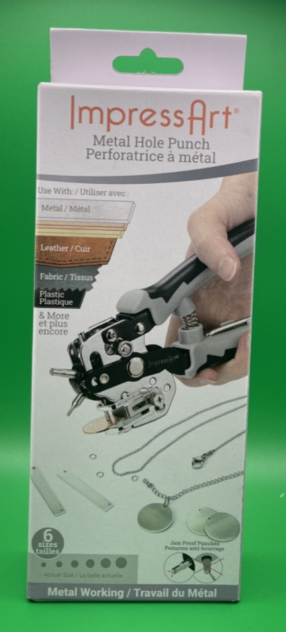 ImpressArt 6-Size Metal Hole Punch IN6500-2-M