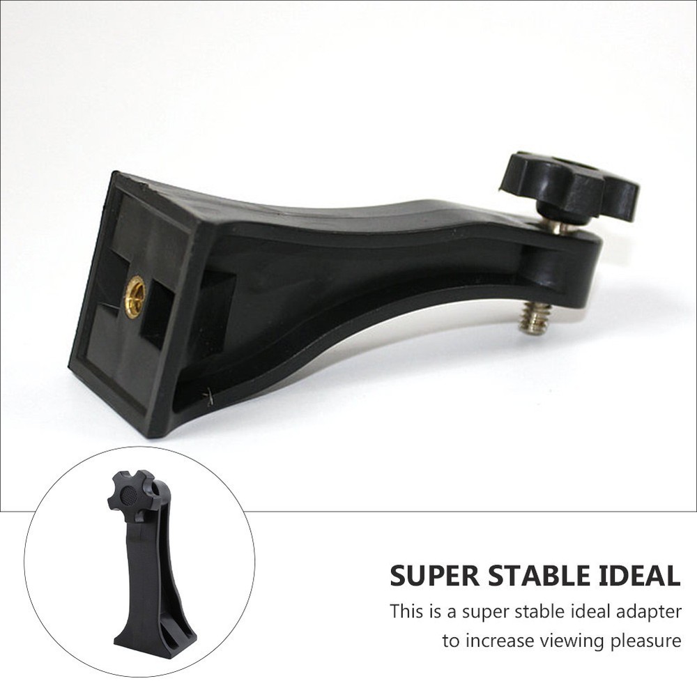 Binocular Tripod Adapter Plastic 1/4 Inch Fixed Bracket for Telescope