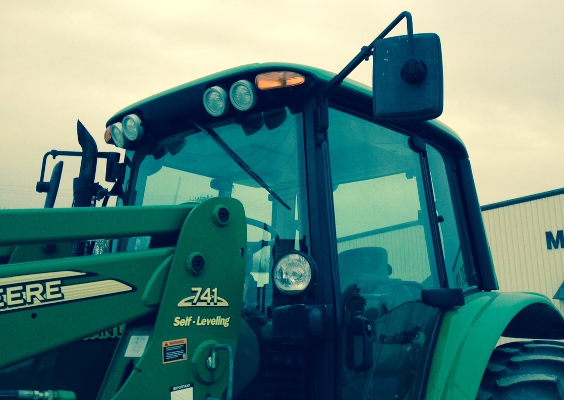 Large Size 7" x 12" Universal Farm Tractor Mirror, great for Versatile units