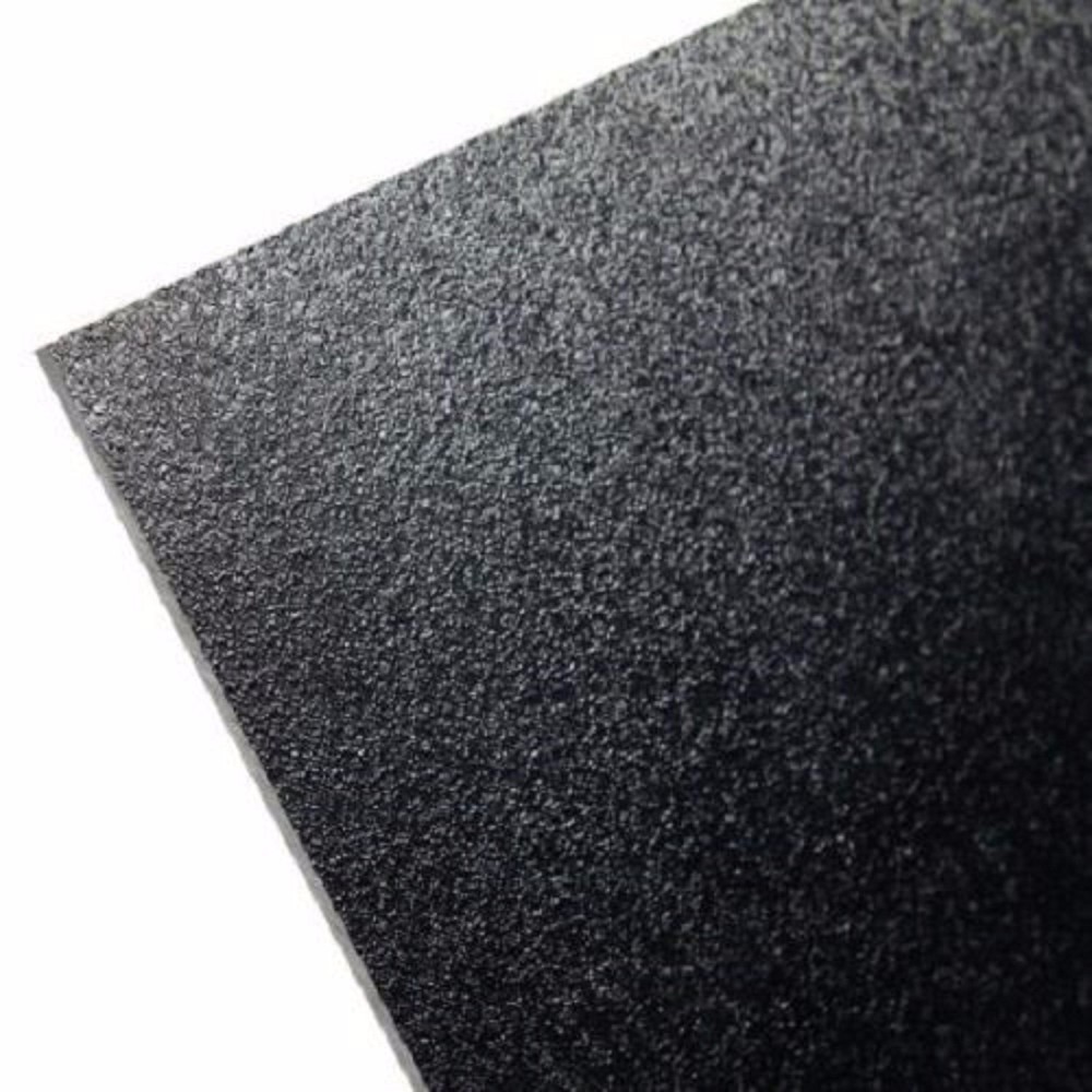 (2-Pack) ABS Round Plastic Sheet - 1/8" thick - Black - 15" Diameter - Paintable