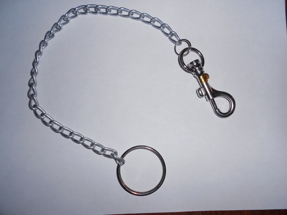 Bicker wallet, SNAP TRIGGER CHAIN 16" LONG KEY CHAIN TRUCKER LOCKSMITH