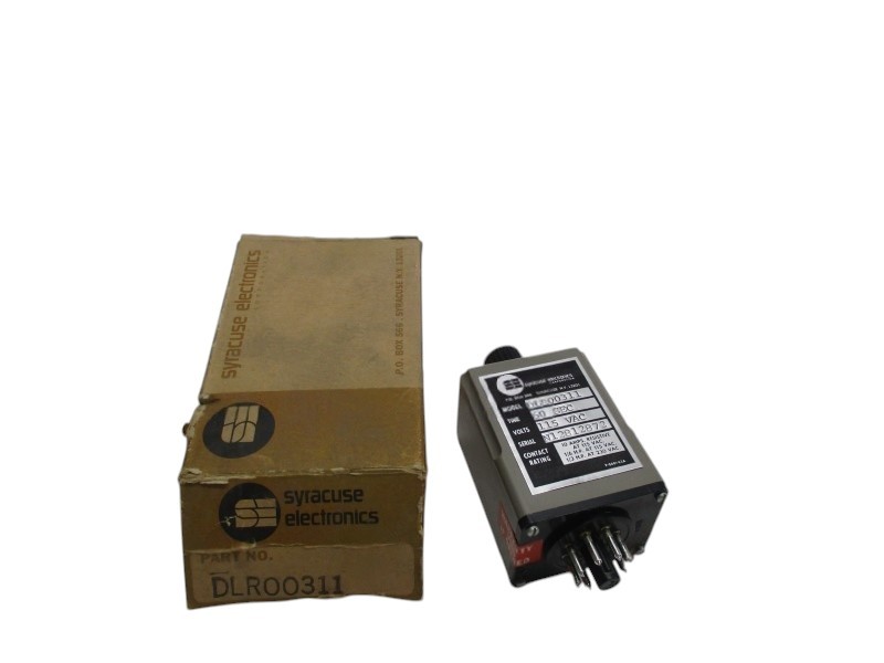 SYRACUSE ELECTRONICS DLR00311 TIME DELAY RELAY 60SEC.  NSMP