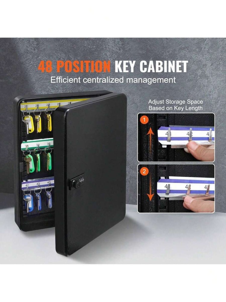48 Key cabinetswith combination lock and key lock,digital security storage boxes