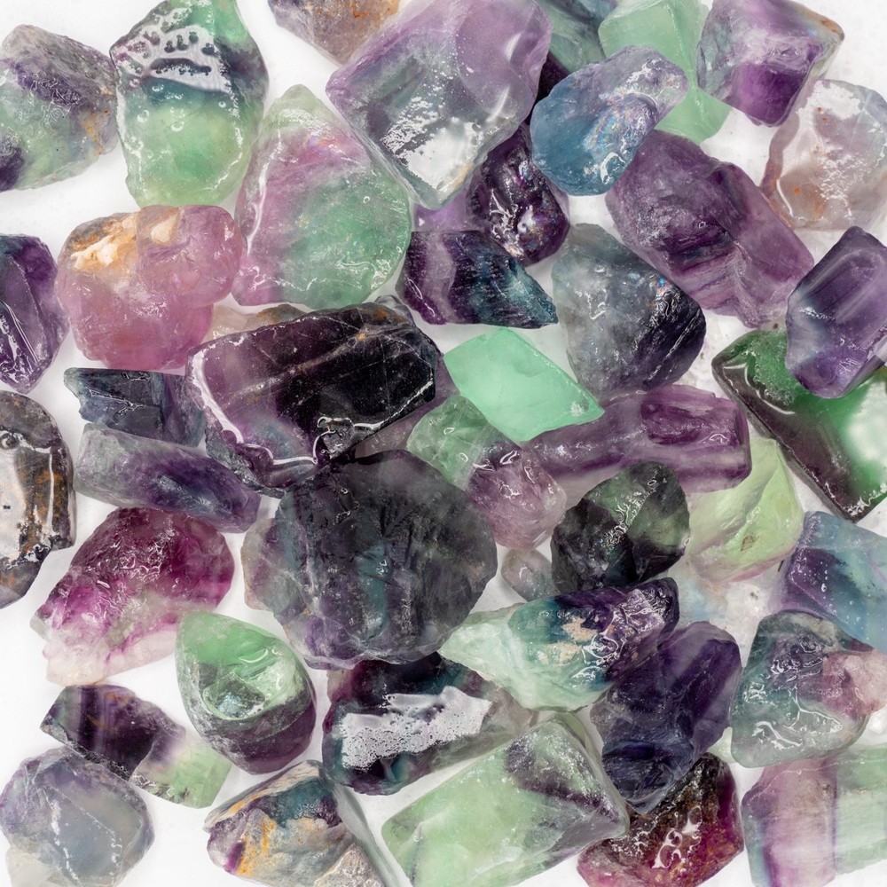 Fluorite Tumbling Rough for Rock Tumbling 5LBs