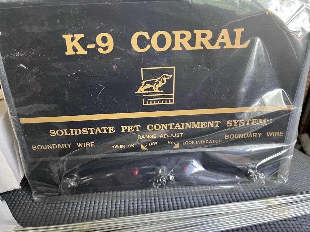 New in Box K-9 Corral Pet Solid State Pet Containment System