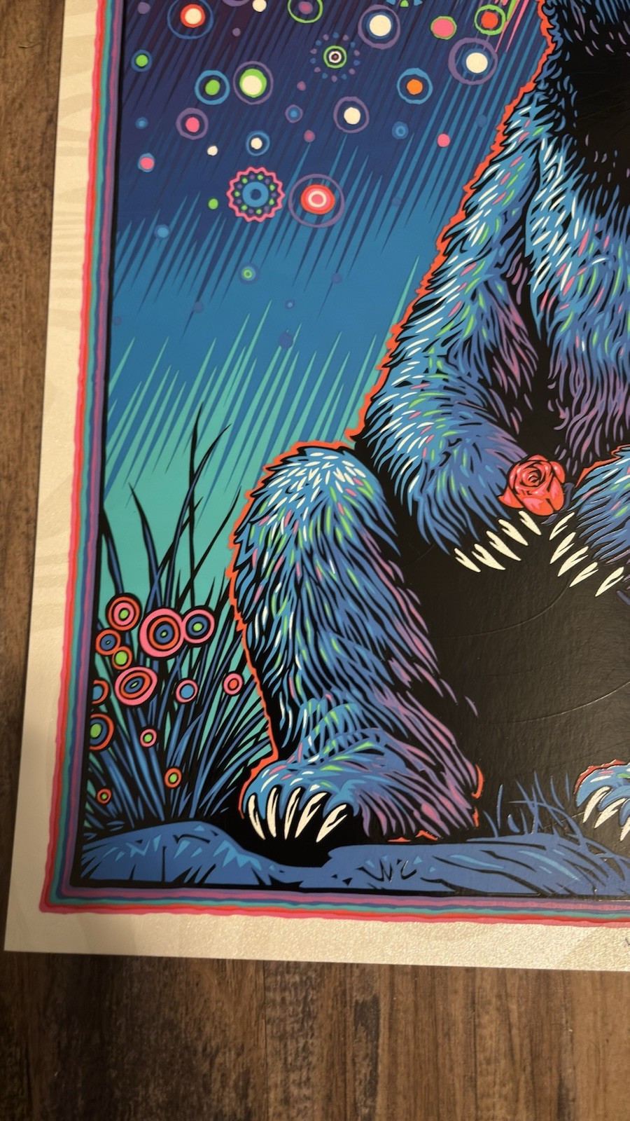 Todd slater grateful dead art print. 12x14. muir beach 1965.