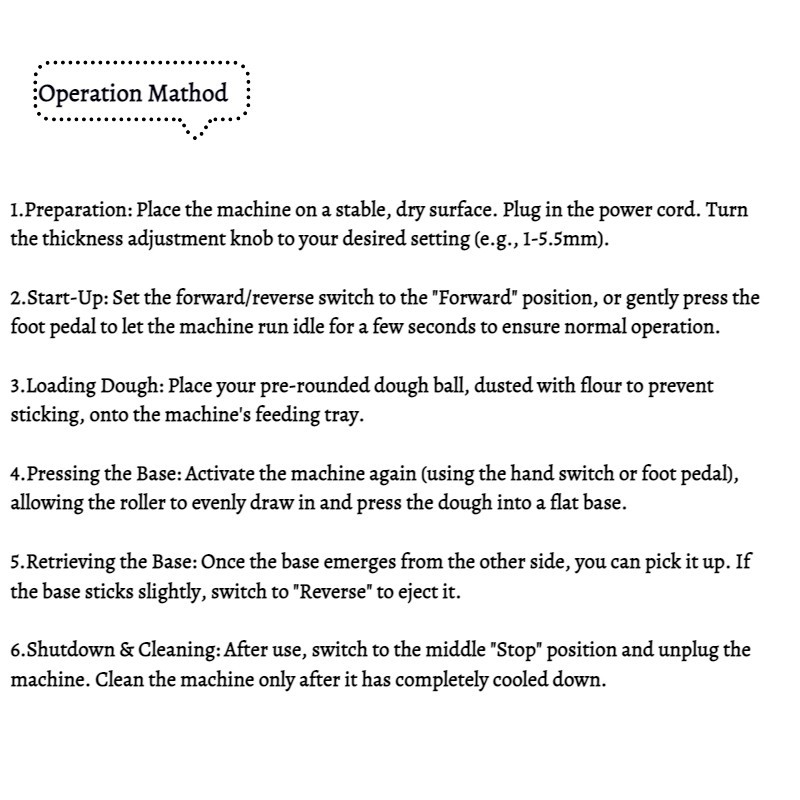 110V Electric Pizza Dough Roller Sheeter Pastry Press Making Machine 3.9"-15.7"