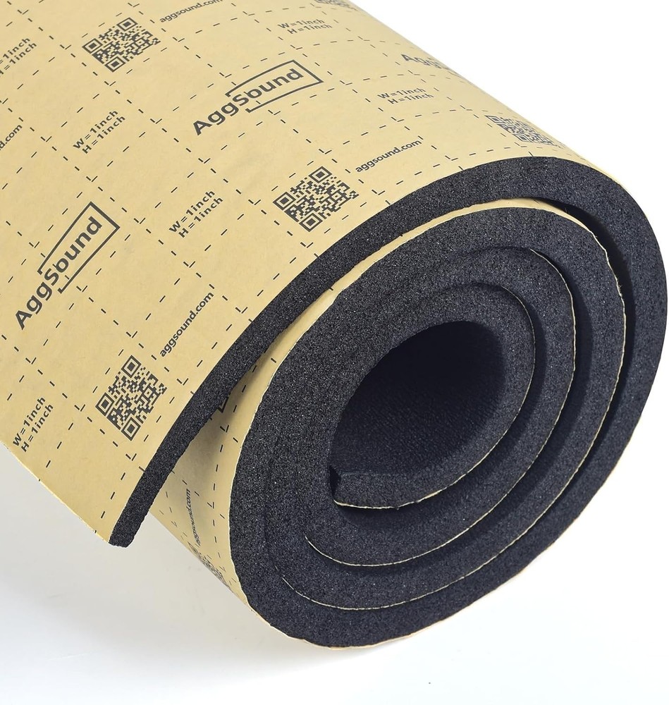 1/2Inch Thickened Sound Deadener for Multiple Use，High Density Foam