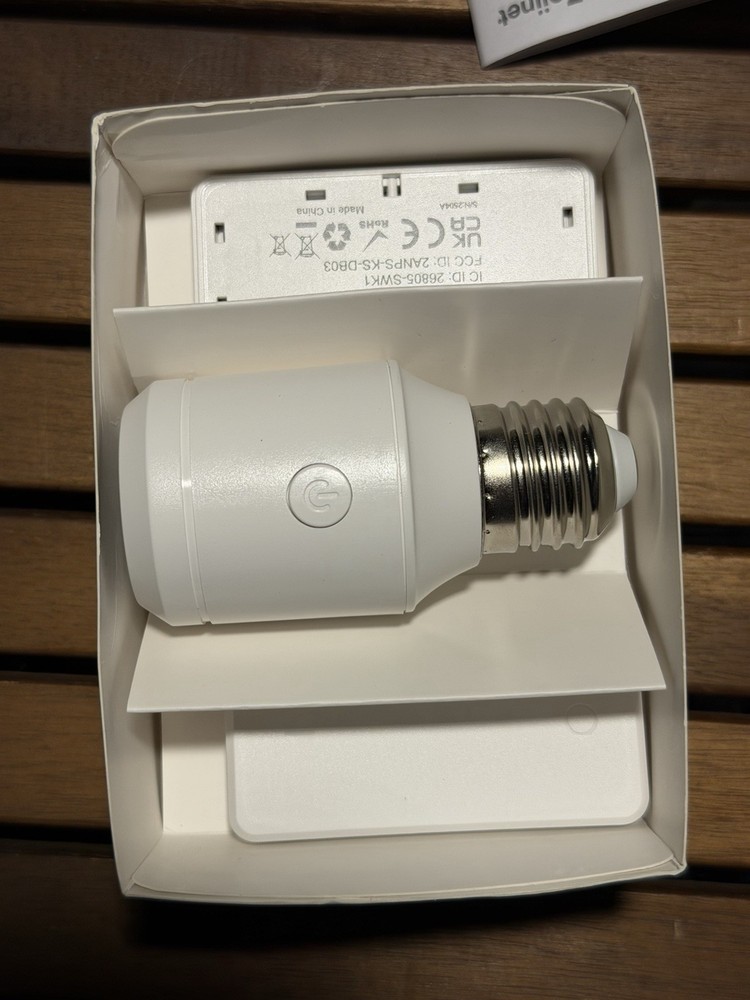 500W Remote Control Light Bulb Socket, with 2 Switches, Wireless Li... Fast Ship