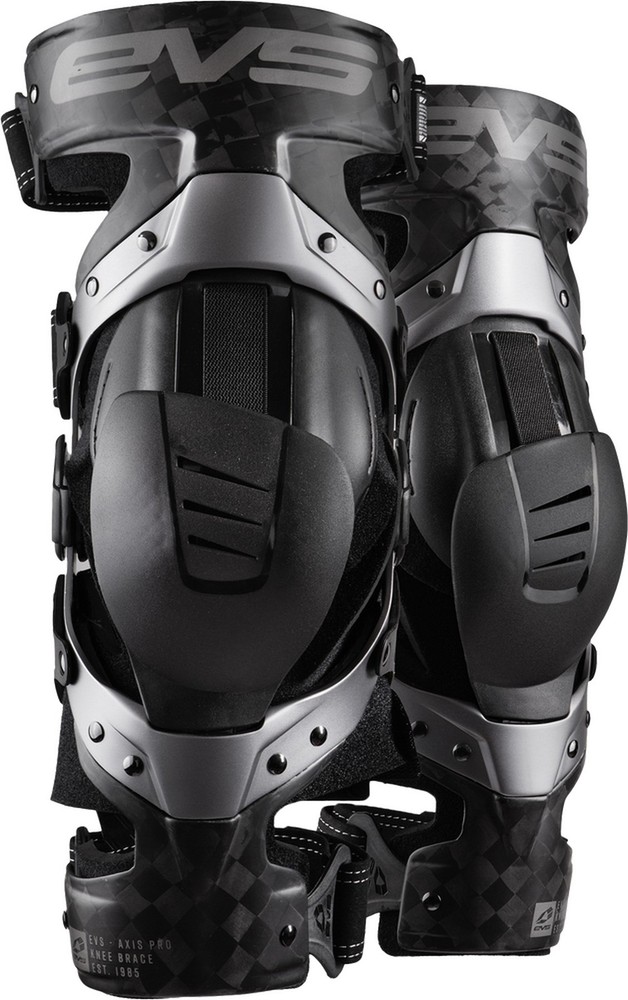 EVS Axis Pro Knee Braces Black/Gray