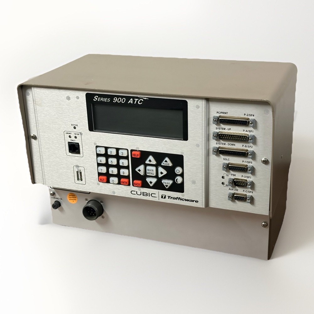 Cubic Trafficware 900 ATC Controller 981-A3300-1 Clean Untested