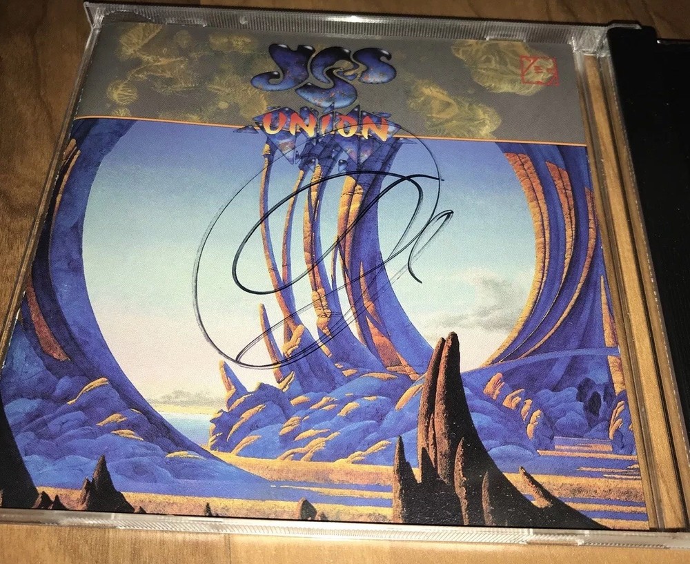 Jon Anderson Signed CD Yes Union With Proof