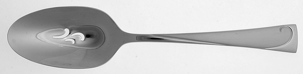 Oneida Silver Script  Pierced Serving Spoon 9007691
