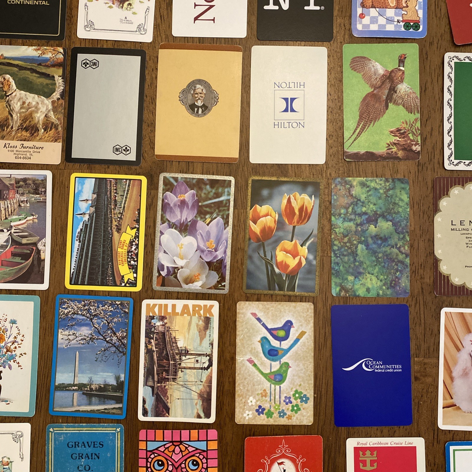 Lot B Single Swap Playing Cards 150 Cards Vintage to Modern Collectible Cards