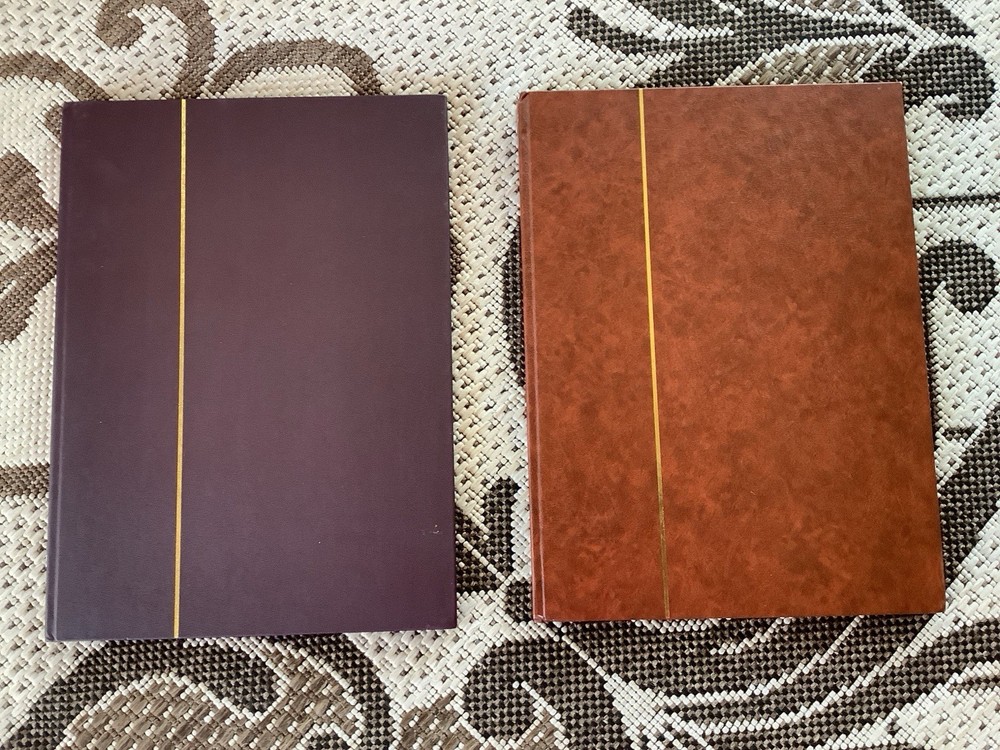 Stamp Album Binder Empty KONTROLL Vintage Lot Of Two NEW 8 Double Sided Per Book