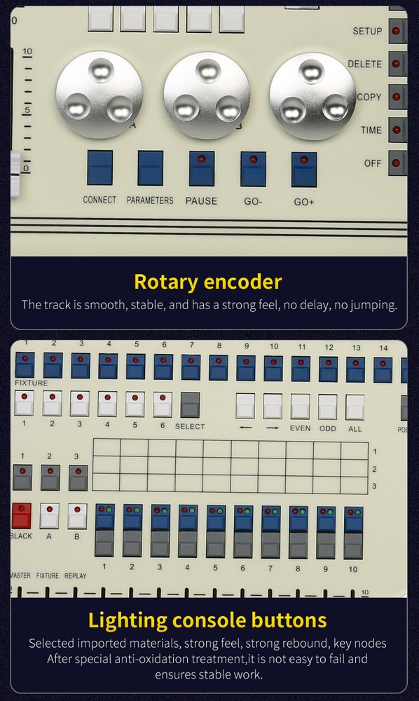 1024CH Console Mini Pearl DMX512 Lighting Disco Computer Light DMX Controller