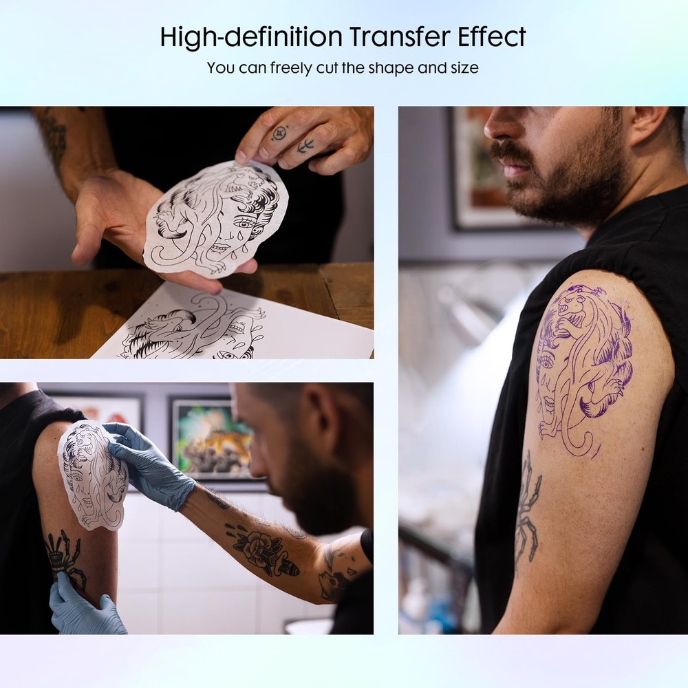 Tattoo Transfer Paper - 100 Sheets A4 Size