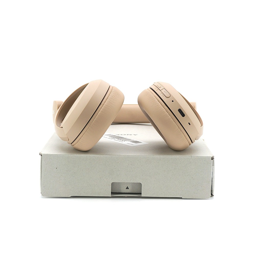 Sony WH-CH520 Beige Wireless Bluetooth Headphones Tested Working Pre-Owned