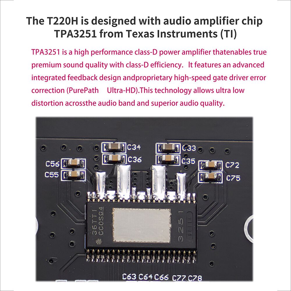 XY-T220H 220W * 2 Bluetooth Audio Amplifier Board Module +Potentiometer External