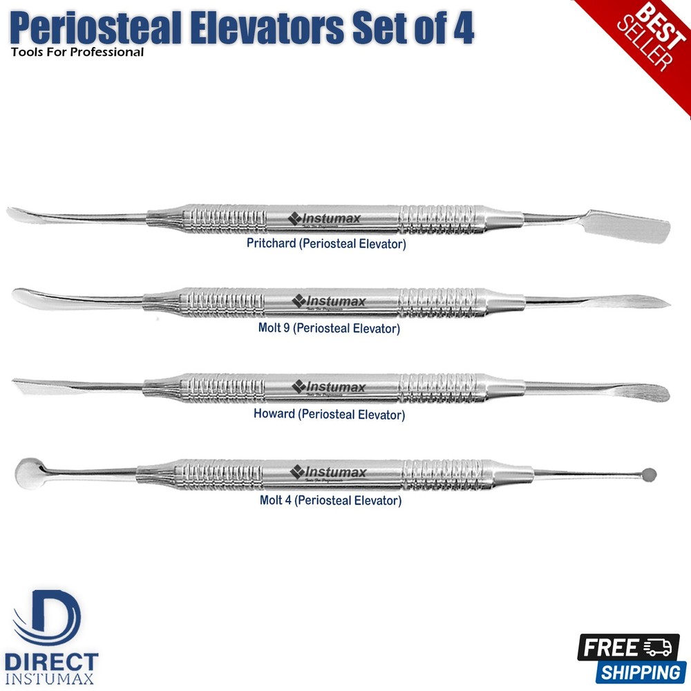 Bone Splitting Chisel Periosteal Elevators Dental Implant Surgical Instruments
