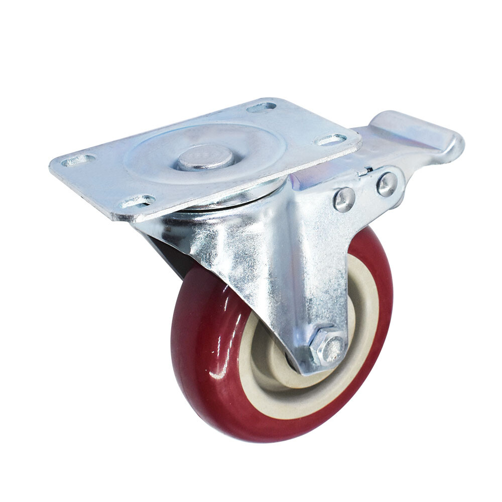 4 Piece 4 Inch Heavy Duty Caster Set Wheels Fits For All Swivel & Brake Casters