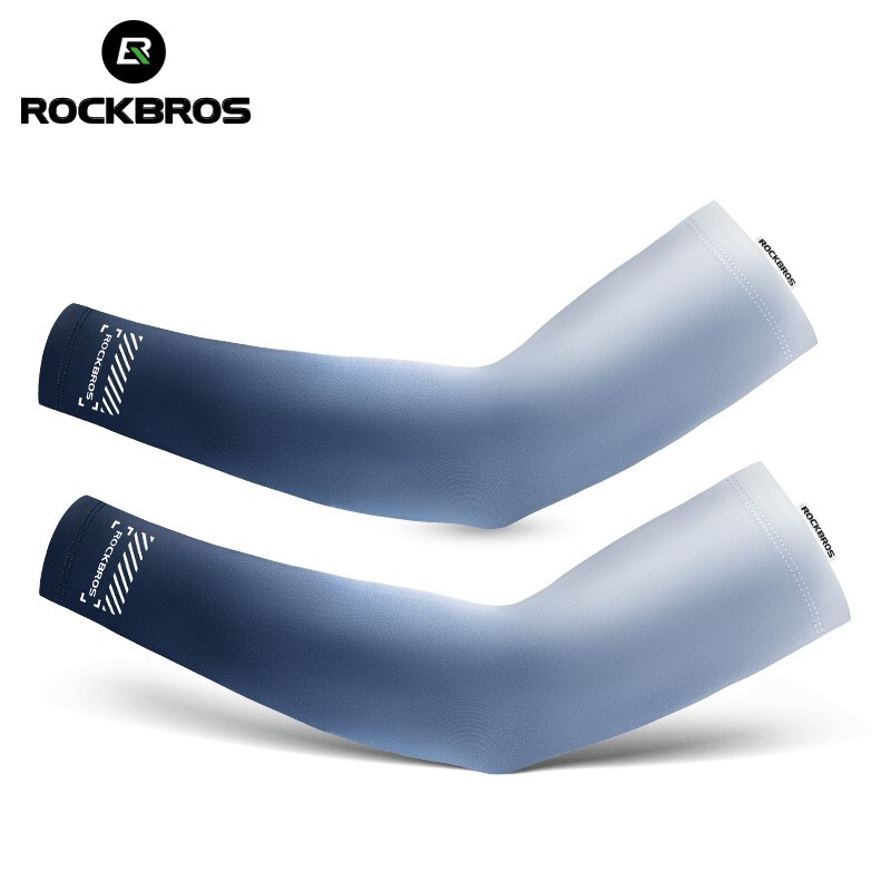 ROCKBROS Arm Sleeves UV Protection Ice Silk Arm Sleeves Comfort High Elasticity