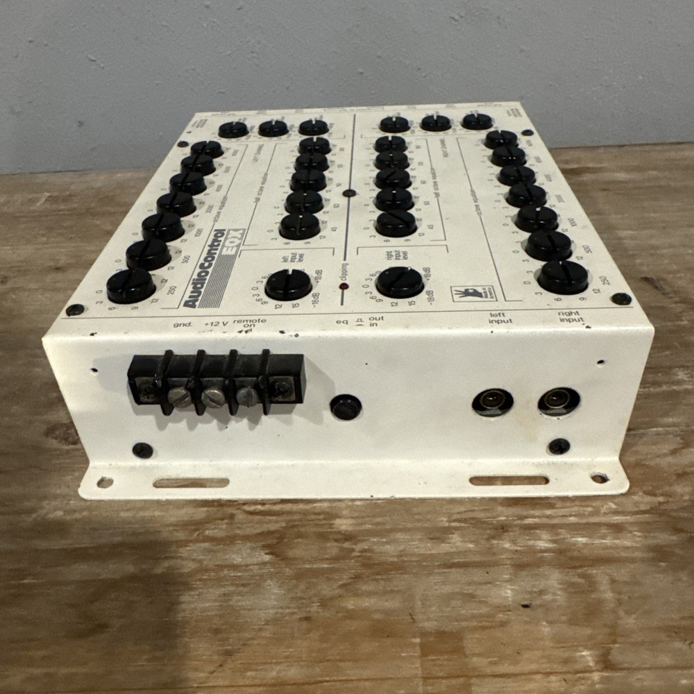 Audio Control EQX (1ST GEN) 1/2 & 1 Octave Auto Equalizer Electronic Crossover