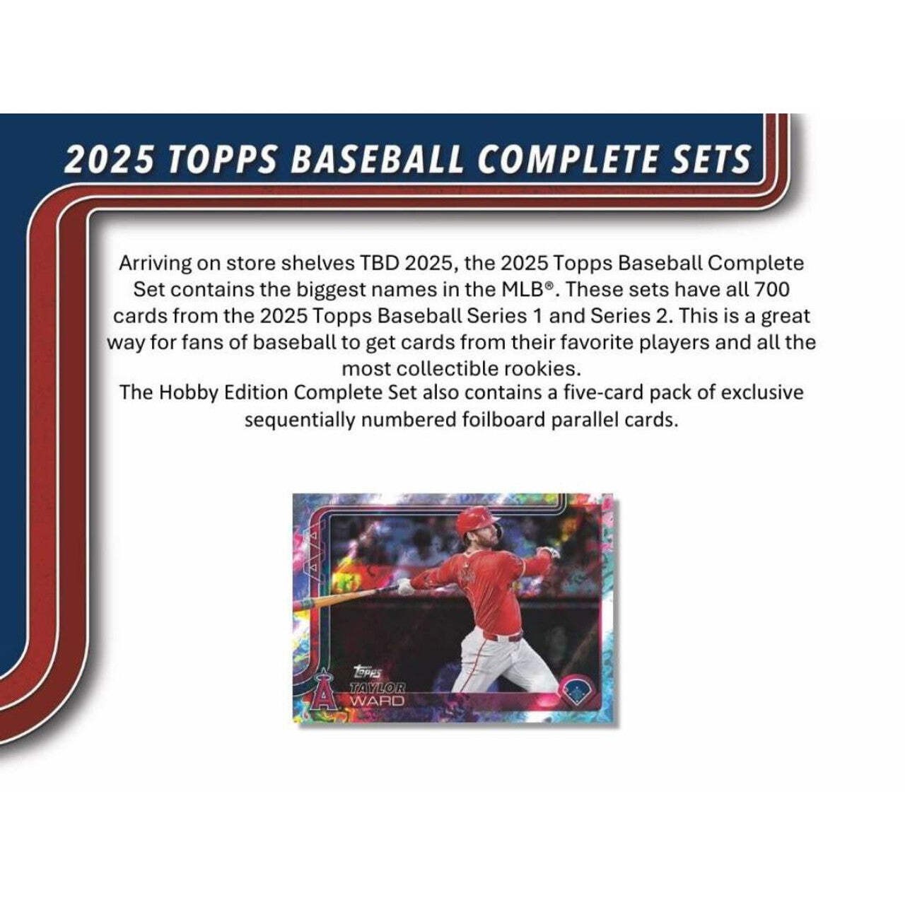 2025 Topps Baseball Hobby Edition Complete Set