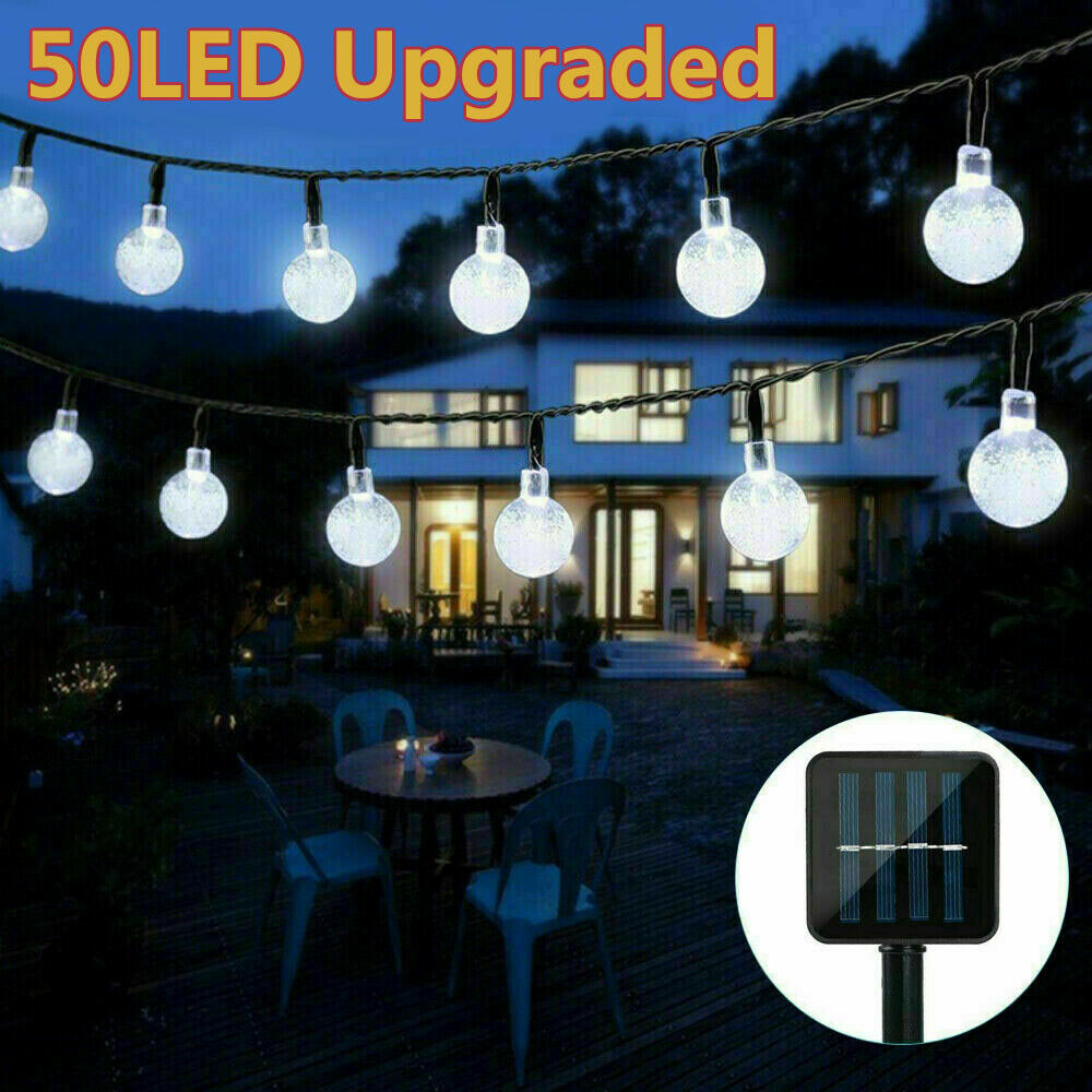 Solar Powered 30 LED Light String Garden Path Yard Decor Lamp Outdoor Waterproof