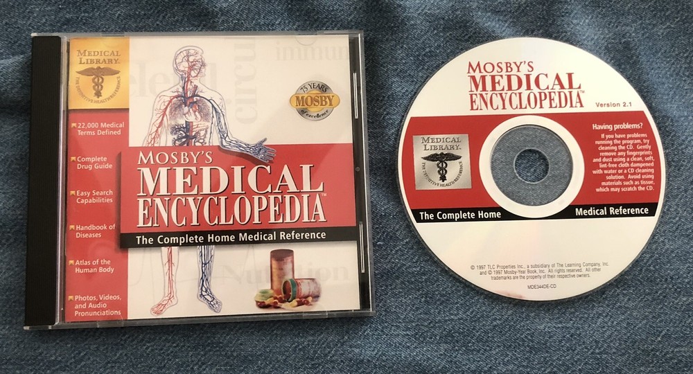 Mosby's Medical Encyclopedia Version 2.1 CD MINT