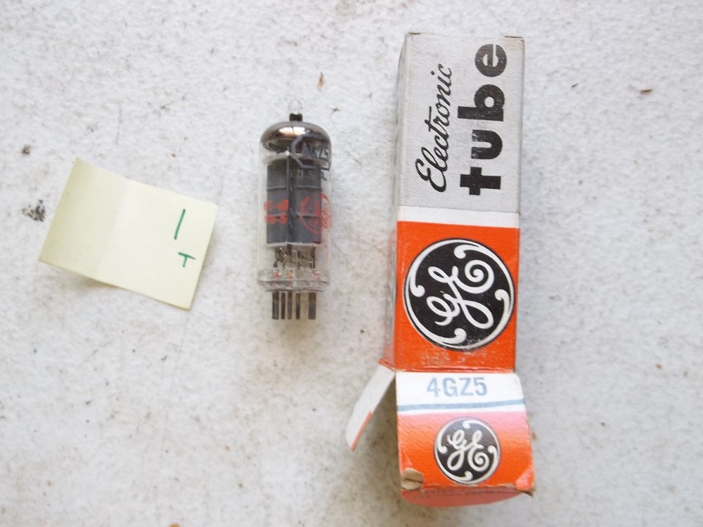 NEW IN BOX GE ELECTRON TUBE 4GZ5 (138-2)