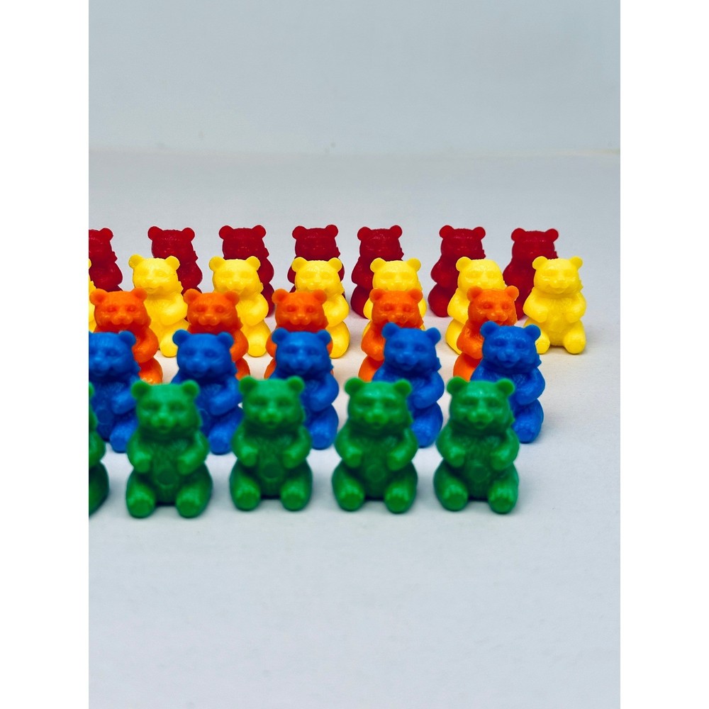 Learning Resources Counting Bears Math Counters Small Toy Animals 33-Piece Set