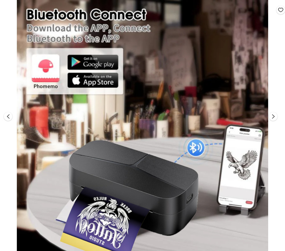 Phomemo TP32Tattoo Stencil Printer for Beginner, Mini Tattoo Printer, New 2 in 1