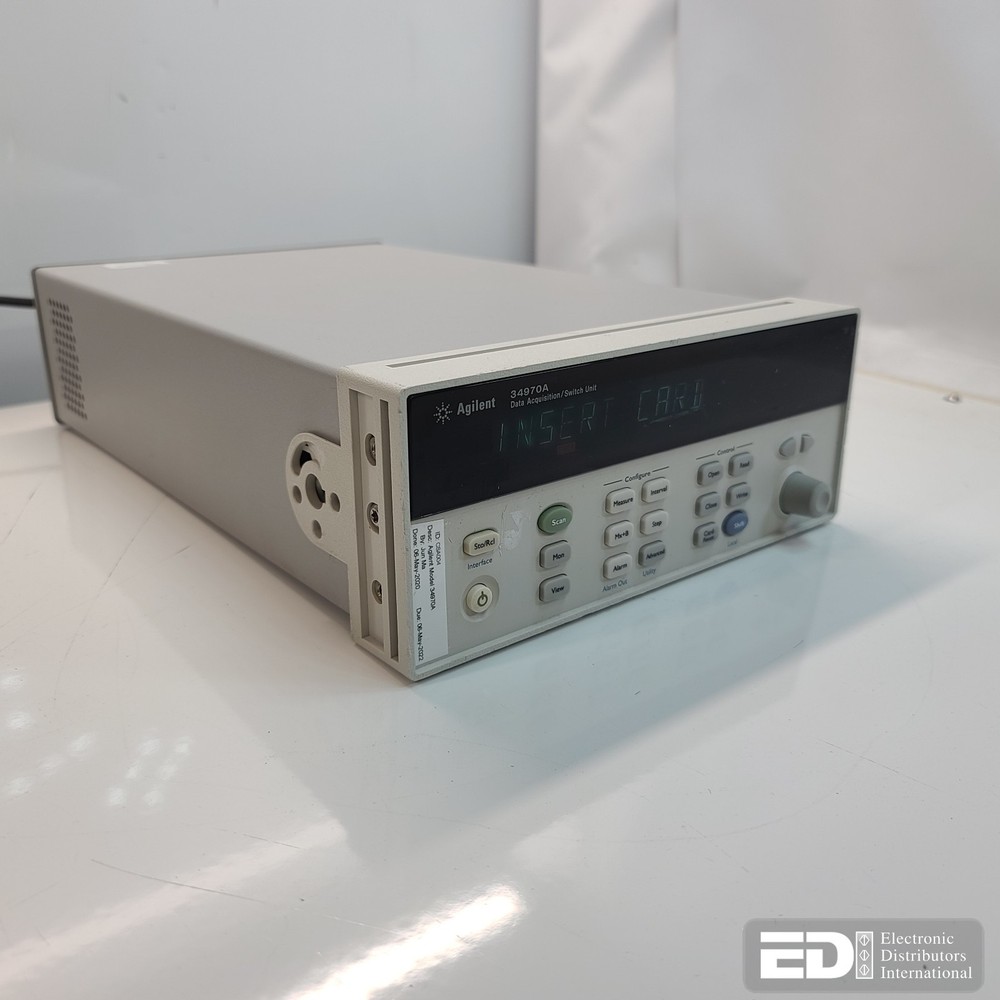 Agilent 34970A Data Acquisition Switch Unit Mainframe Only, No Modules