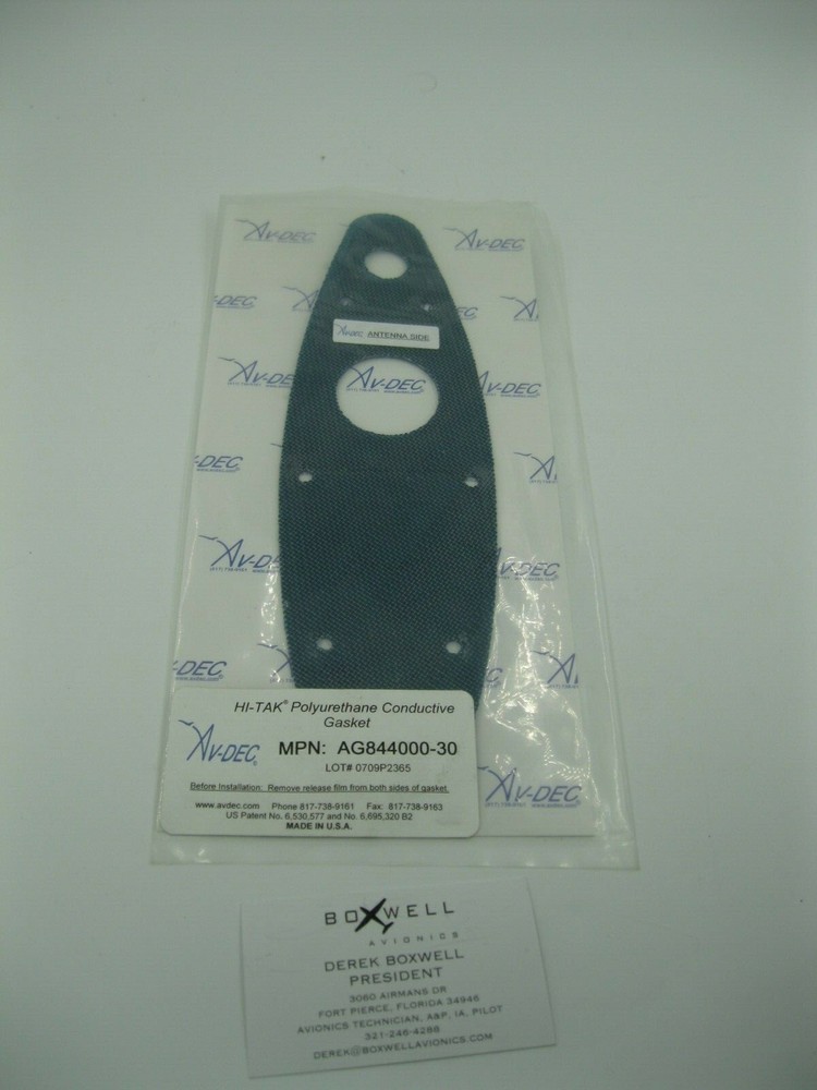 AvDec Polyurethane Conductive Gasket AG844000-30