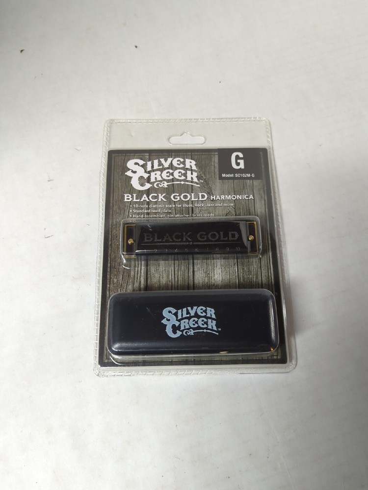 Silver Creek Black Gold Harmonica G